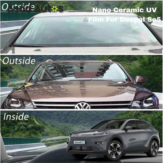 Nano ceramic UV protection window film for Deepal S05 premium heat rejection tint with glare reduction and interior protection benefits