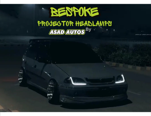 Nero Style Headlights for Suzuki Cultus Old Model – Sleek and Durable Car Front Lights

