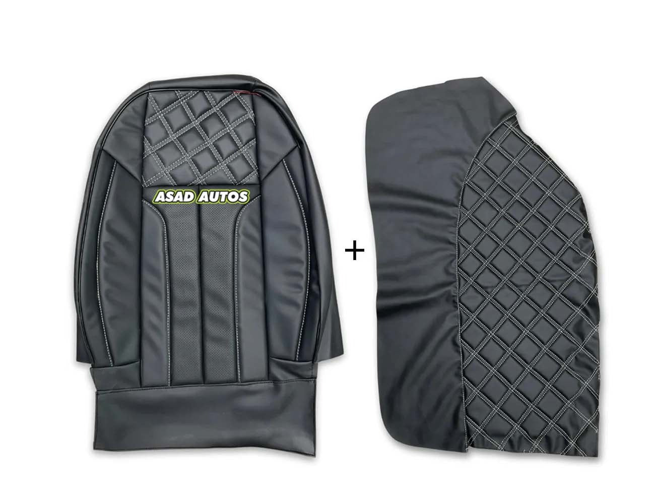 Nero Style Japanese Fully Synthetic Bespoke Seat Covers, offering a sleek design, premium protection, and a custom fit for your car’s interior.