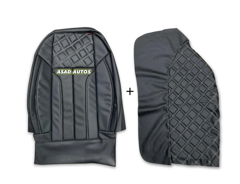 Nero Style Japanese Fully Synthetic Bespoke Seat Covers, offering a sleek design, premium protection, and a custom fit for your car’s interior.