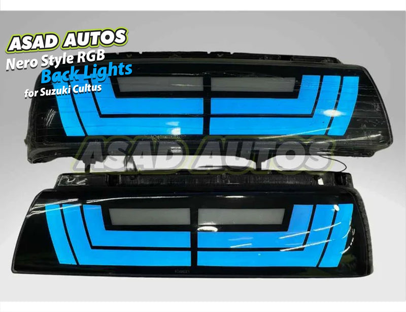 Nero Style RGB Back Lights for Suzuki Cultus (2000-2017) – Premium Car Tail Lights


