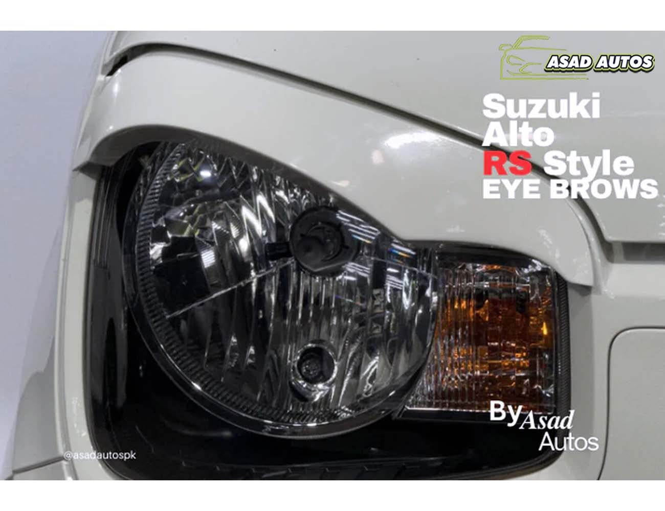 New Style Headlight Eyebrow for Suzuki Alto 2014-2026 – Sleek and Modern Upgrade