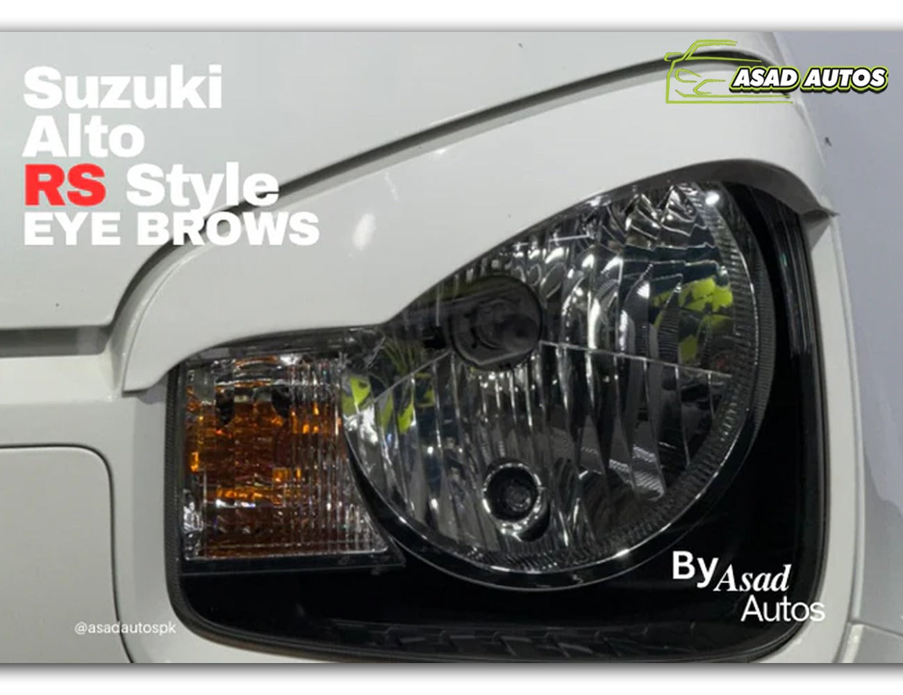 New Style Headlight Eyebrow for Suzuki Alto 2014-2026 – Sleek and Modern Upgrade