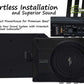 Orientech OT-USW12 Under Seat Subwoofer – Compact Bass Enhancement for Your Vehicle
