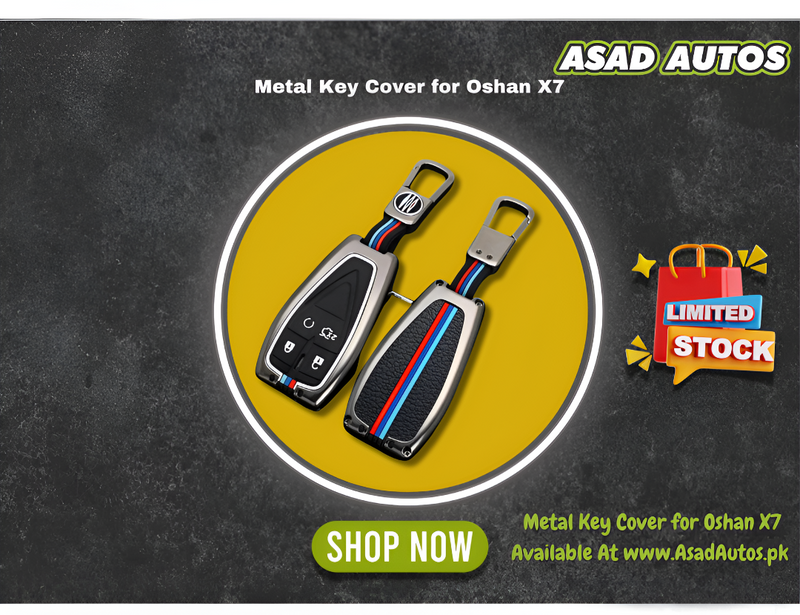 Oshan X7 Metal Key Cover – Zinc Alloy Premium Smart Key Case

