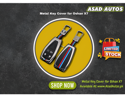 Oshan X7 Metal Key Cover – Zinc Alloy Premium Smart Key Case


