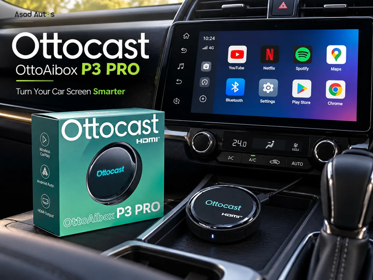 Ottocast P3 Pro wireless CarPlay and Android Auto AI Box