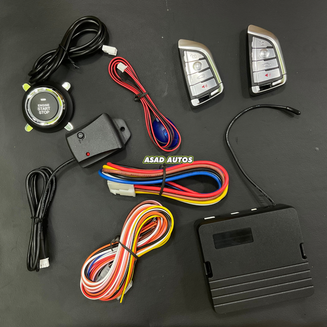 Keyless Entry Auto PKE Universal Car Keyless Entry System – Push Start, Auto Alarm ...