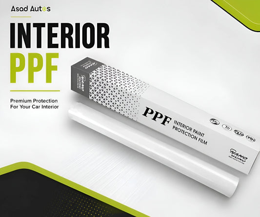 Asad Autos Interior PPF TPU car interior protection film with protective film roll and premium packaging