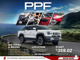 PPF paint protection film for BYD Shark 2025–2026 full body pickup exterior clear matte self healing scratch protection film
