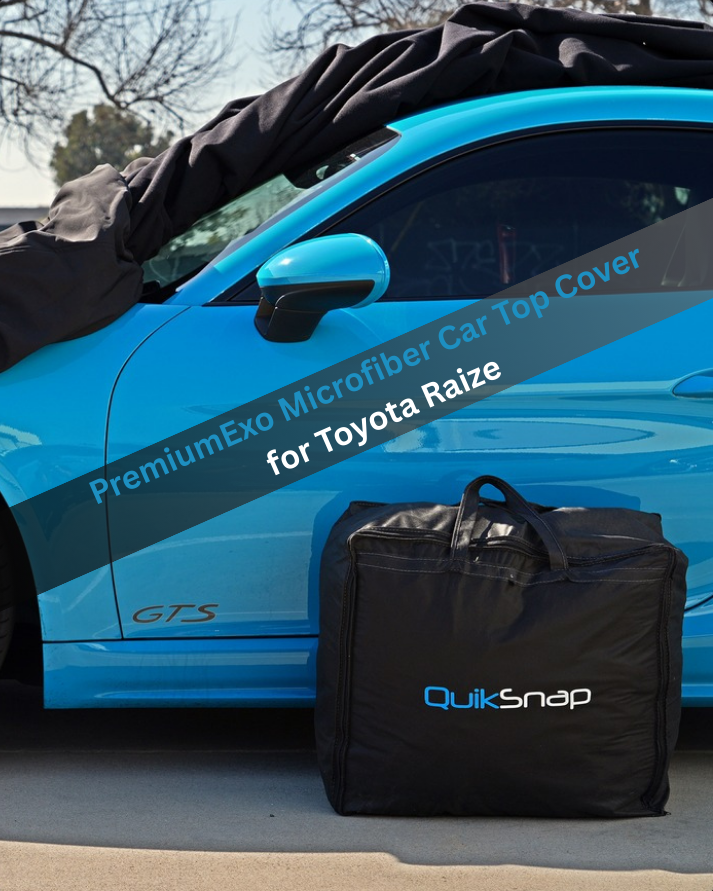PremiumExo Microfiber Car Top Cover for Toyota Raize – Durable & Dustproof Protection