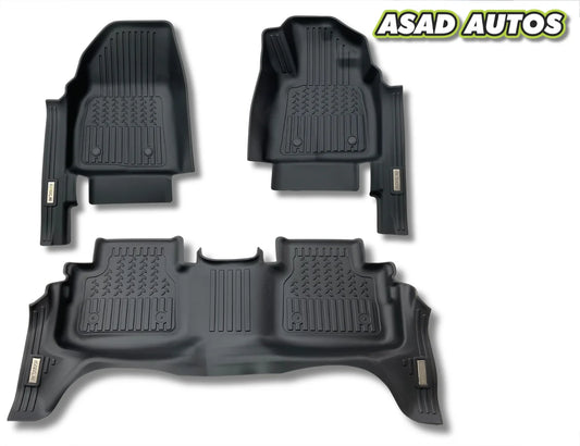 Premium 3D Floor Mats – TXR Hybrid TPE/TPU/TPR for Haval H6 2025 (Front + Rear)
