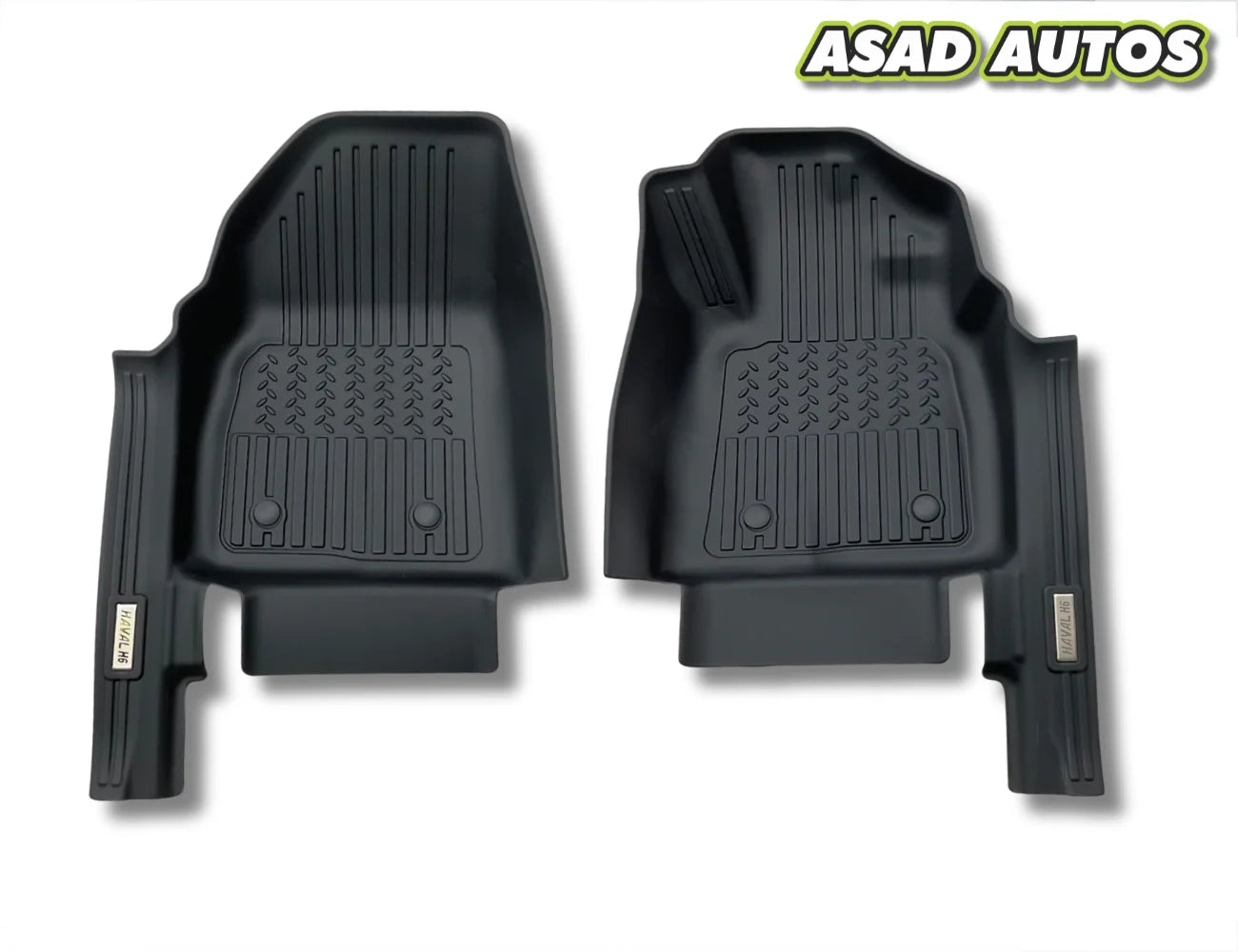 Premium 3D Floor Mats – TXR Hybrid TPE/TPU/TPR for Haval H6 2025 (Front + Rear)
