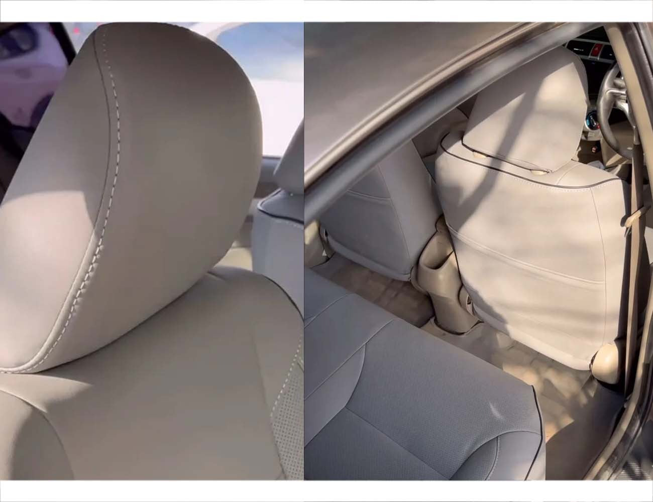 Premium Grey Bespoke Seat Covers for Honda City 2018, offering a custom fit and stylish protection for your car’s interior.