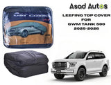 Premium Leefing dashboard top cover for GWM Tank 500 2025–2026 featuring a custom-fit design with UV protection,