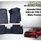 Hyundai Elantra 2021-2024 TPE Floor Mats – Premium All-Weather Custom Fit Car Mats
