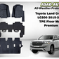 Toyota Land Cruiser LC200 2015-2021 TPE Floor Mats – Premium All-Weather Custom Fit Car Mats