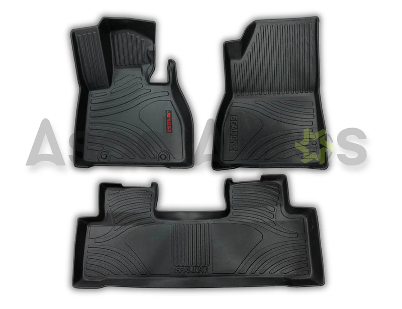 Premium TPE floor mat for BYD Sealion 7 2025–2026 custom fit all-weather waterproof car floor protection mats