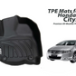 Premium TPE floor mats for Honda City (2009-2021), offering all-weather protection with a custom-fit design and durable, eco-friendly materials.
