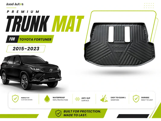 Premium Trunk Mat for Toyota Fortuner: Durable Protection and Perfect Fit