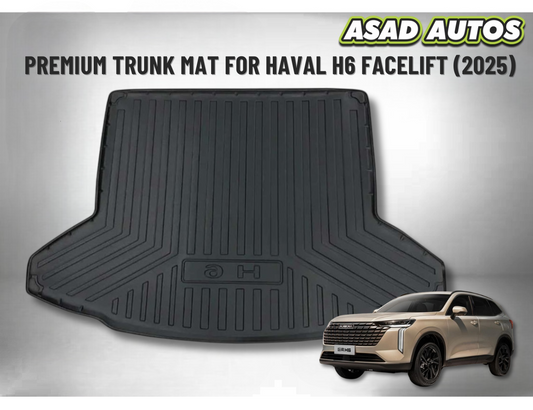 Premium Trunk Mat for Haval H6 Facelift 2025 – Durable Protection & Easy Maintenance
