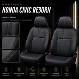 Premium bespoke seat cover made from high-quality Chinese automotive upholstery material for Honda Civic Reborn 2006–2011,