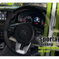 Premium bespoke steering cover in carbon fiber for Kia Sportage
