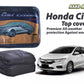 Premium car top cover for Honda City (2022-2024) offering durable, all-weather protection with a perfect fit for reliable vehicle safeguarding.