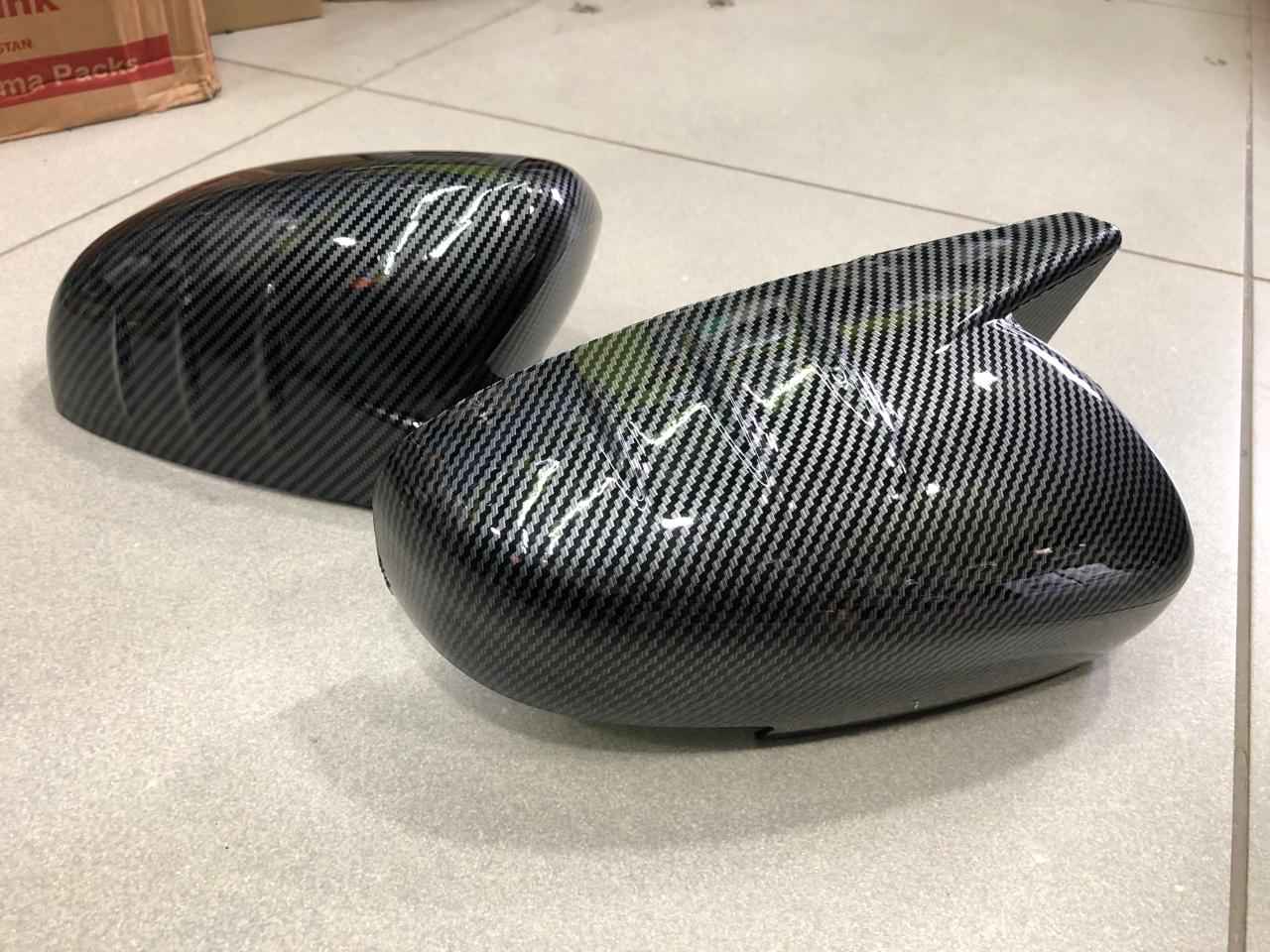 Premium carbon fiber mirror covers for Suzuki Alto 2014-2026