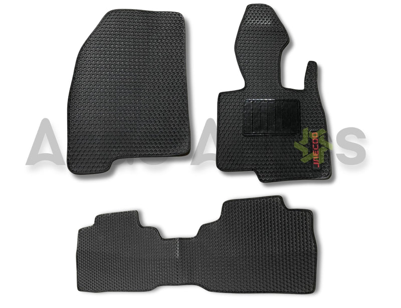 Premium latex rubber floor mats for Jaecoo J5 2025–2026 custom fit waterproof anti-slip car interior floor protection mat