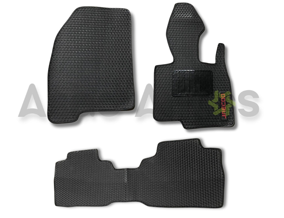 Premium latex rubber floor mats for Jaecoo J7 2025–2026 custom fit waterproof anti-slip car interior floor protection mat