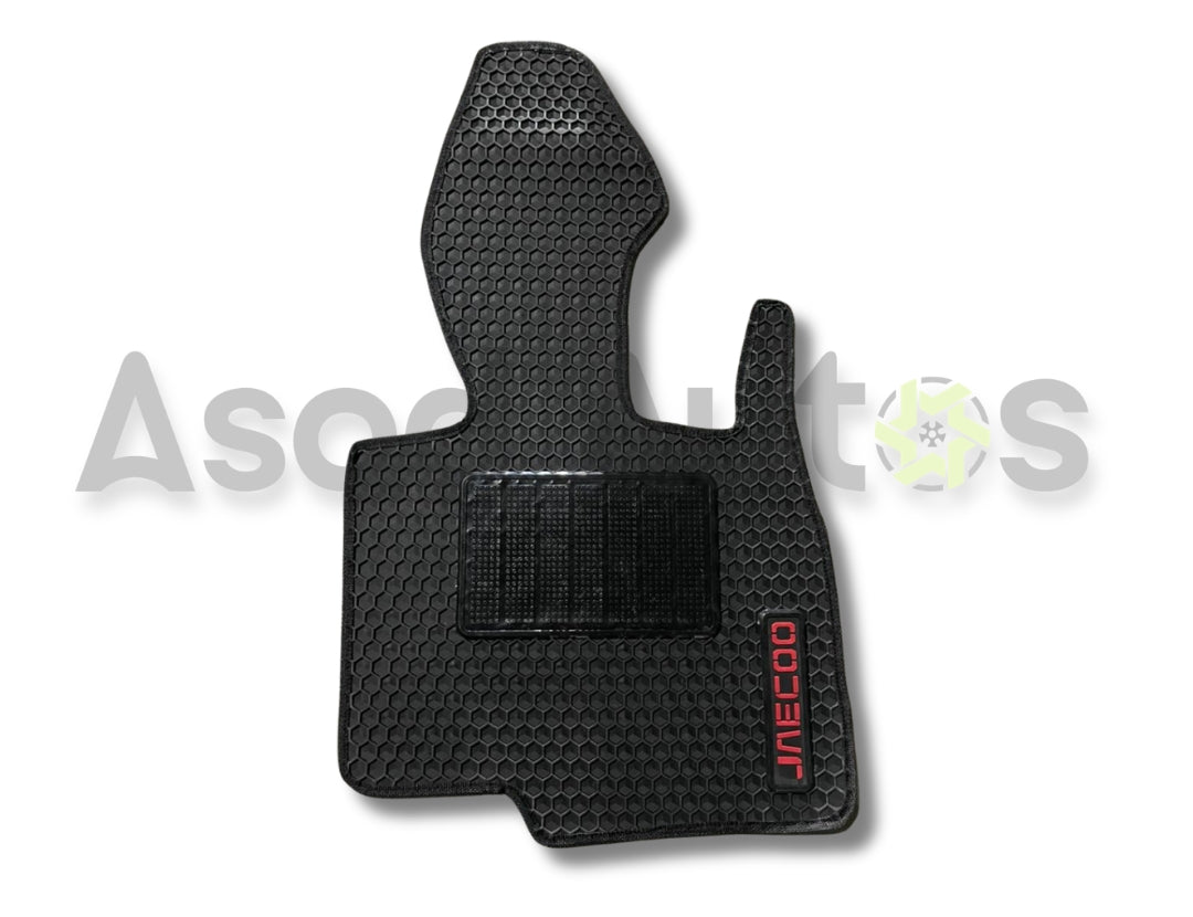 Premium latex rubber floor mats for Jaecoo J7 2025–2026 custom fit waterproof anti-slip car interior floor protection mat