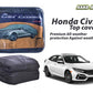 Premium top cover for Honda Civic (2016-2021) offering durable, all-weather protection with a perfect fit and stylish design.