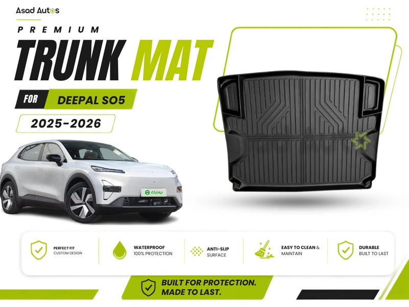 Premium trunk mat for Deepal S05 2025–2026 custom-fit cargo liner