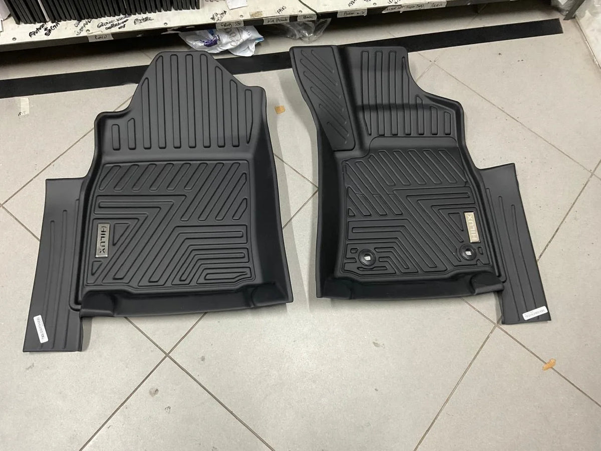 Protect your pickup truck's interior with TXR TPE Floor Mats for Toyota Hilux Revo 2015–2025