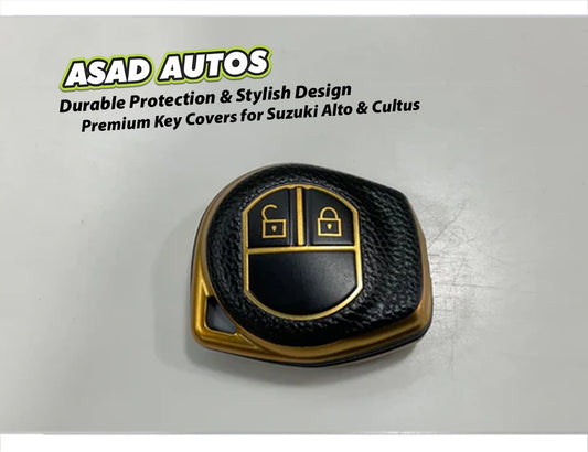 "Protective key cover showcasing design and fit for Suzuki Alto"
