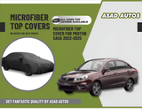 Proton Saga 2022-2025 Microfiber Top Cover – Custom-Fit Roof & Windshield Protection

