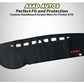 "Proton X70 2021 dashboard carpet mat with UV protection, anti-glare features, and premium heat-resistant material."

