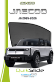 QS | QuikSlide Car Window Sun Shades (Car Pardy) For JAECOO J6 2025-2026 – Custom Magnetic Car Shades with UV & Privacy Protection 2