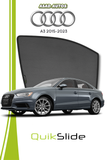 QS | QuikSlide | Quik Snap Window Sun Shades (Car Pardy) For Audi A3 2015-2023 VIP Sedan