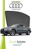 QS | QuikSlide | Quik Snap Window Sun Shades (Car Pardy) For Audi A3 2015-2023 VIP Sedan