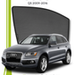QS | QuikSlide | Quik Snap Window Sun Shades (Car Pardy) For Audi Q5 2009-2016 Crossover