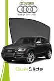 QS | QuikSlide | Quik Snap Window Sun Shades (Car Pardy) For Audi Q5 2017-2022