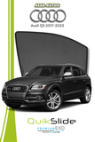 QS | QuikSlide | Quik Snap Window Sun Shades (Car Pardy) For Audi Q5 2017-2022
