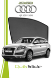 QS | QuikSlide | Quik Snap Window Sun Shades (Car Pardy) For Audi Q7 2007-2015 Crossover