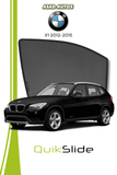 QS | QuikSlide | Quik Snap Window Sun Shades (Car Pardy) For BMW X1 2012-2015 Crossover