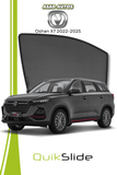 QS | QuikSlide | Quik Snap Window Sun Shades (Car Pardy) For Changan Oshan X7 2022-2025 Crossover