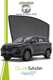 QS | QuikSlide | Quik Snap Window Sun Shades (Car Pardy) For Changan Oshan X7 2022-2025 Crossover
