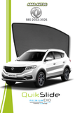 QS | QuikSlide | Quik Snap Window Sun Shades (Car Pardy) For Glory 580 2022-2023 Crossover