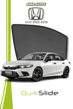 QS | QuikSlide | Quik Snap Window Sun Shades (Car Pardy) For Honda Civic 2022-2025